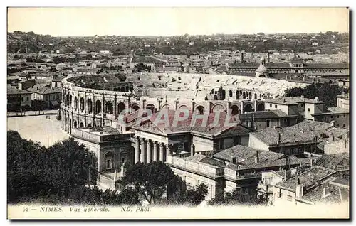 Cartes postales Nimes Vue Generale