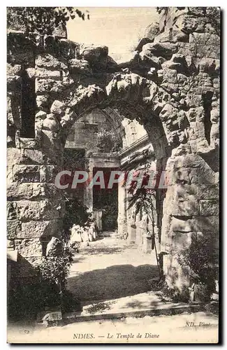 Cartes postales Nimes Le Temple de Diane