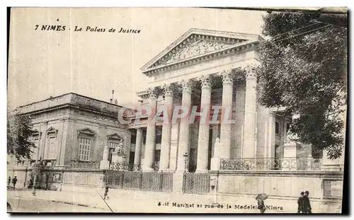 Cartes postales Nimes Le palais de Justice