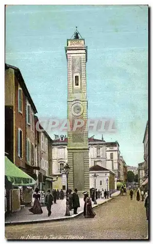 Cartes postales Nimes La Tour de l Horloge