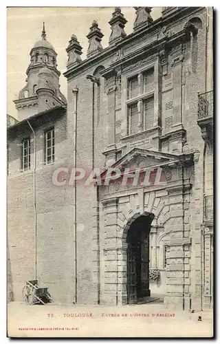 Ansichtskarte AK Toulouse Entree De l Hotel D Assezat