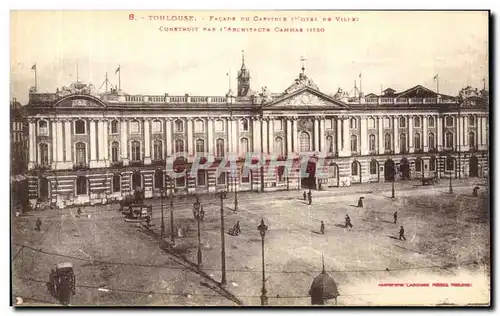 Ansichtskarte AK Toulouse Facade Du capitole Hotel de ville