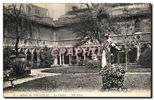 Cartes postales Musee de Toulouse Le cloitre