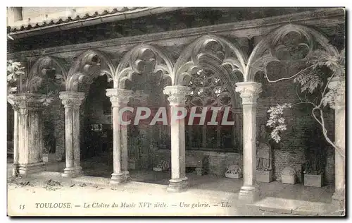 Ansichtskarte AK Toulouse Le cloitre Du musee Une Galerie