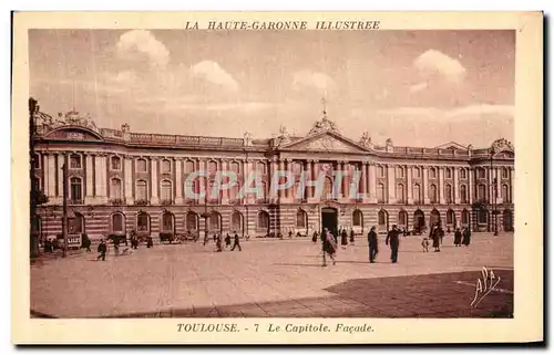 Cartes postales Toulouse Le Capitole Facade