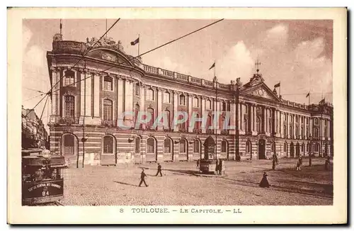 Ansichtskarte AK Toulouse Le Capitole Tramway