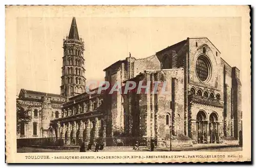 Cartes postales Toulouse Basilique Saint Sernin