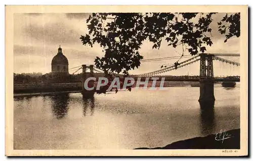 Cartes postales Toulouse Le Nouveau Pont St pierre Et le Dome De La Grave