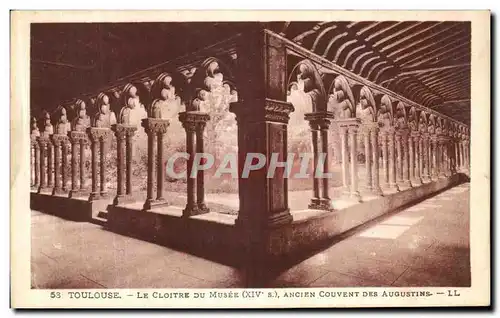 Cartes postales Toulouse Le Cloitre Du musee Ancien Couvent Des Augustins