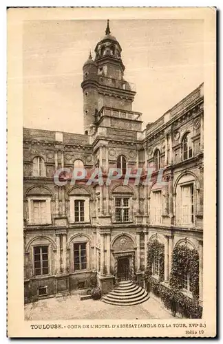 Cartes postales Toulouse Cour De L Hotel D Assezet Angle de la tour