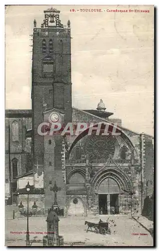 Ansichtskarte AK Toulouse Cathedrale St etienne