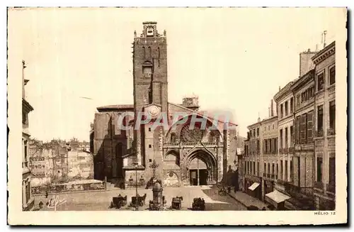 Cartes postales Toulouse Cathedrale St etienne Rosace