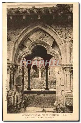 Ansichtskarte AK Saint Bertrand De Comminges Porte Ogivale Dans Le cloitre