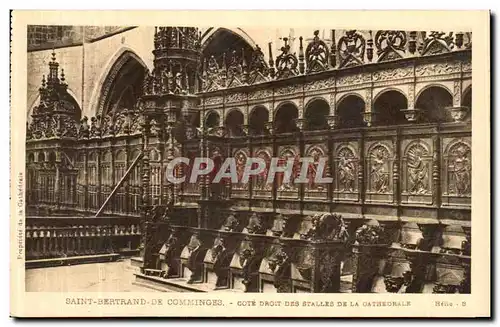 Ansichtskarte AK Saint Bertrand De Comminges Cote Droit Des Stalles De la Cathedrale