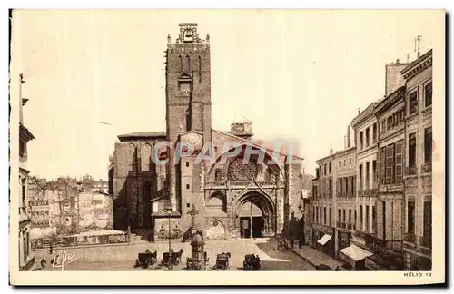 Ansichtskarte AK Toulouse Cathedrale St Etienne Rosace