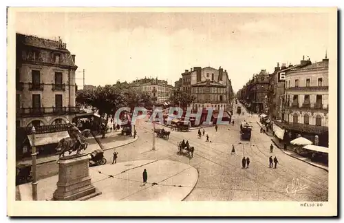 Cartes postales Toulouse Carrefour De la Rue D Alsace Lorraine Et du Boulevard De Strasbourg