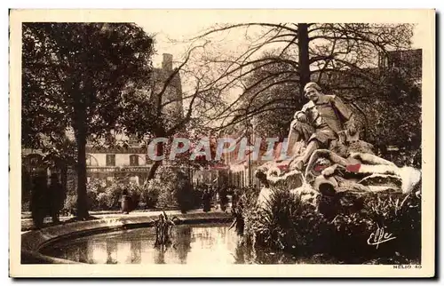 Cartes postales Toulouse Square Wilson Statue De Goudouli