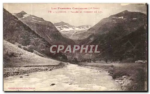 Cartes postales Luchon Vallee et Torrent Du Lys