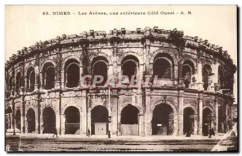 Ansichtskarte AK Nimes Les Arences Ve Cote Ouest