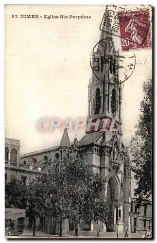 Ansichtskarte AK Nimes Eglise Ste Perpetue