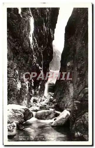 Cartes postales Environs de Luchon Vallee du Lys La rue d enfer