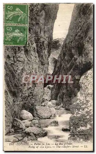 Cartes postales Luchon Vallee du Lys La Rue D Enfer