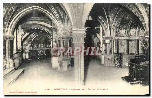 Cartes postales Toulouse Crypte De L Eglise St Sernin