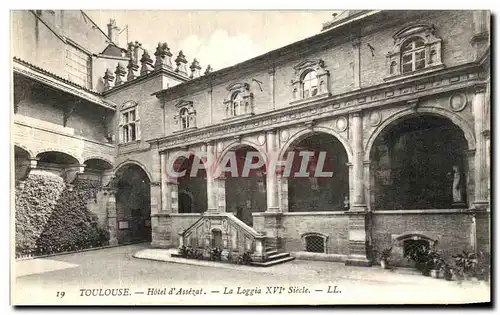 Ansichtskarte AK Toulouse Hotel D Assezat La loggia