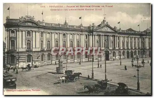 Ansichtskarte AK Toulouse Facade Du Capitole Hotel de ville