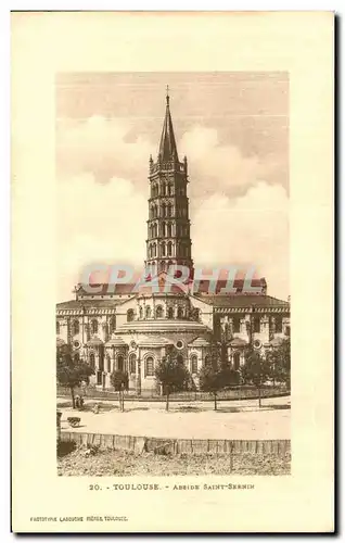 Cartes postales Toulouse Abside Saint Sernin