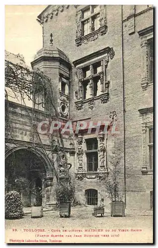 Ansichtskarte AK Toulouse Cour De L Hotel Maynier Ou Du Vieux raisin