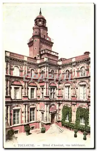 Cartes postales Toulouse Hotel d Assezat Vue Interieure