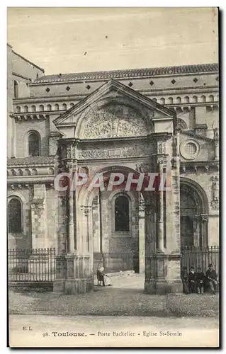 Cartes postales Toulouse Porte Bacheller Eglise St Sernin Enfants