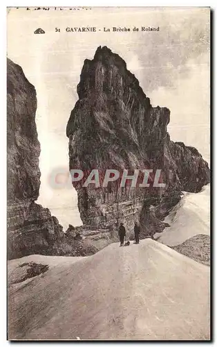 Cartes postales Gavarnie La Breche de Roland