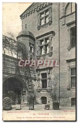 Ansichtskarte AK Toulouse Cour De L Hotel De Lasbordes Ou Du Vieux Raisin