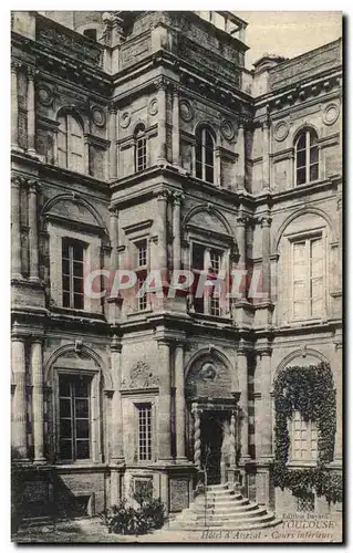 Cartes postales Toulouse Hotel d Assezat Porte principale Cour interieure