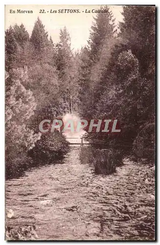 Cartes postales En Morvan Les Settons La Cascade