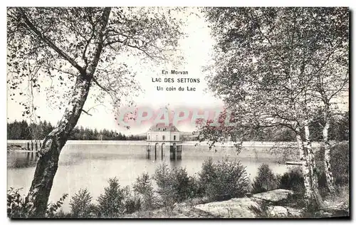 Cartes postales En Morvan Lac Des Settons n coin du lac