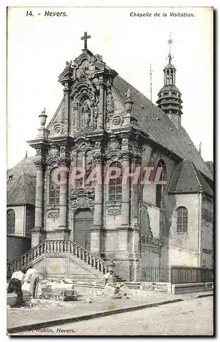 Cartes postales Nevers Chapelle de la Visitation animee