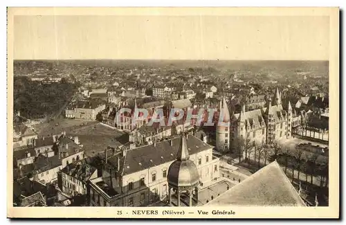 Cartes postales Nevers Vue Generale