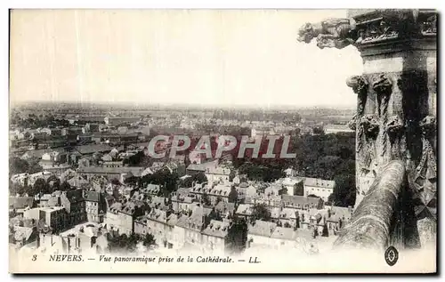 Ansichtskarte AK Nevers Vue Panoramique prise de la Cathedrale