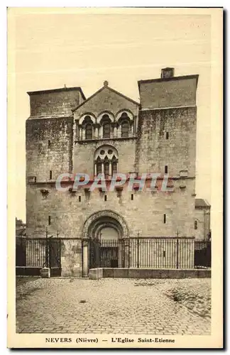 Ansichtskarte AK Nevers L Eglise Saint Etienne