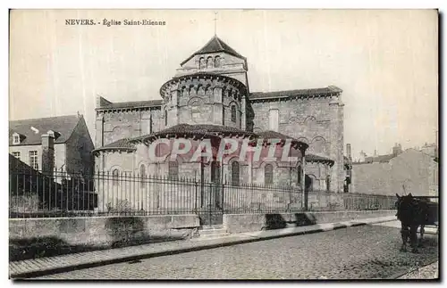 Cartes postales Nevers Eglise Saint Etienne