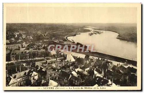 Cartes postales Nevers La Levee de Medine et la Loire