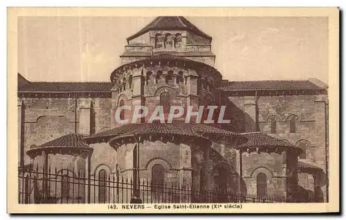 Cartes postales Nevers Eglise Saint Etienne