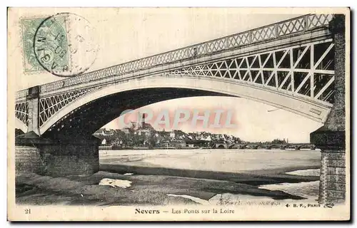 Cartes postales Nevers Les Ponts sur la Loire