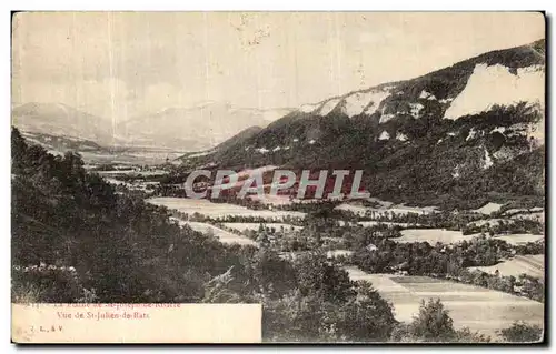 Cartes postales La plaine de St Joseph de Riviere Vue de St Julien de Ratz