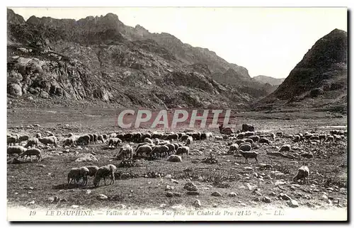 Ansichtskarte AK Le Dauphine Vallon de la Pra Vue prise da Chatet de Pra Moutons