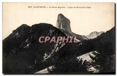 Ansichtskarte AK Dauphine Le Mont Aiguille Ligne de Grenoble a Gap