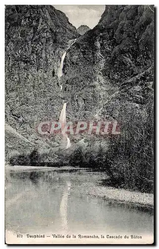 Cartes postales Dauphine Vallee de la Romanche la Cascade du Baton